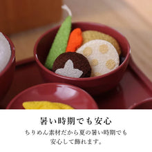画像をギャラリービューアに読み込む, ちりめん飾り 精進料理Ⅱ