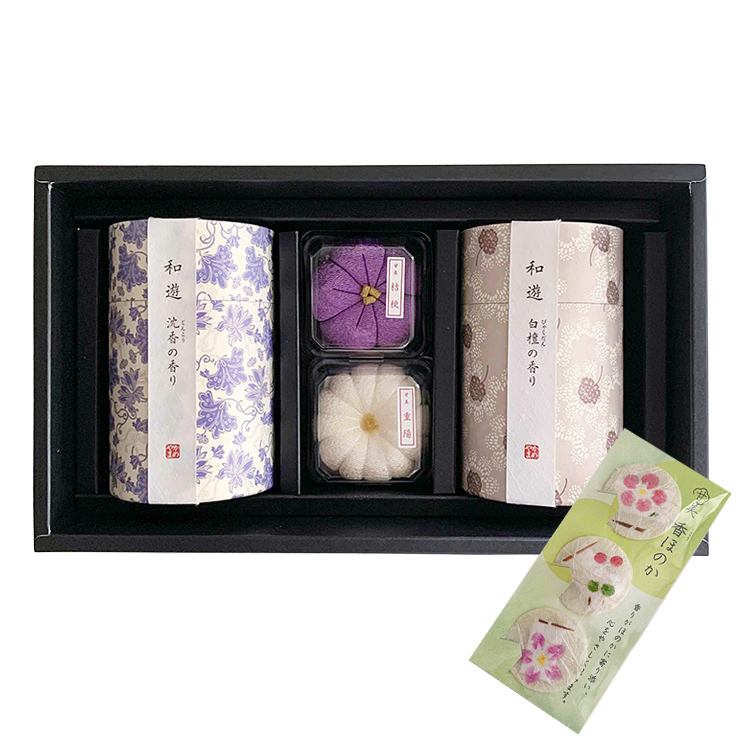 進物 お線香セット・秋 | 和遂・甘美・香りほのかのギフトセット