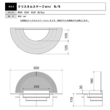 画像をギャラリービューアに読み込む, クリスタルステージmini N