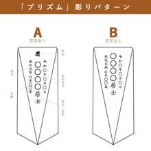画像をギャラリービューアに読み込む, 現代ガラス位牌 レーザー彫刻代(1名彫り分)