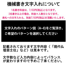 画像をギャラリービューアに読み込む, 回出し位牌 書き文字代